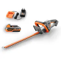 FUXTEC 20V cortasetos inalámbrico FX-E1HS20-SET | set de herramienta para jardín