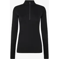 Icebreaker - Women's 300 MerinoFine Polar L/S Half Zip - Ropa interior merino size L, negro