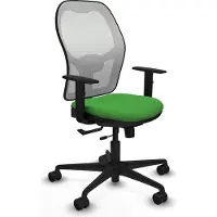 Piqueras Y Crespo Silla de oficina Jorquera , modelo 1D036N0, color verde