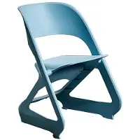 Merkloos Silla de comedor moderna de plástico, estilo nórdico