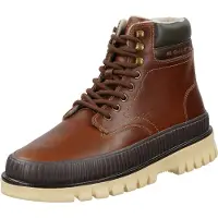 Gant Botas con cordones 'Nebrada' caramelo / negro