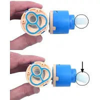 Markenlos Cartucho para grifo Kran de 40 mm - Cartucho de cerámica de repuesto - Grifo - Mezclador de cocina - Mezclador de baño - 2 unidades - Mezclador monomando