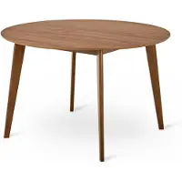 Pillovely Mesa de comedor Krel Marrón nogal