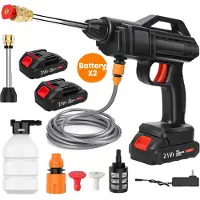 OEM Limpiador a presión inalámbrico, con una potencia de 30 bares, diseño portátil, color marrón, funciona con batería