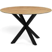 Pillovely Mesa de comedor Stela Roble natural