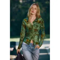 Desigual Blusa verde / oliva