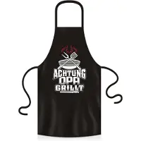 OEM Delantal de cocina para hombres: delantal divertido con certificado, ideal como regalo para hombres, ideas para papá y abuelo