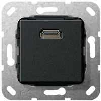 Gira Cable HDMI , modelo 567010, color negro mate