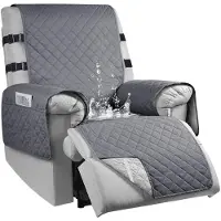 Merkloos Funda impermeable para sillón reclinable con reposabrazos