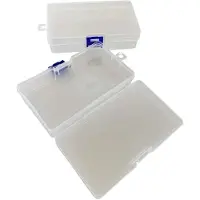 OEM Caja de almacenamiento, diseño con cerradura, transparente, 2 unidades
