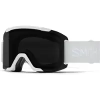 Smith - Máscaras de esquí - Squad White Vapor / Chromapop Sun Black + ChromaPop Storm Blue Sensor Mirror - Blanco