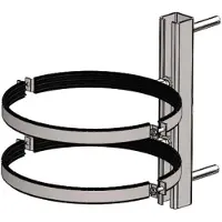 AstralPool 47158 Hydrospin-45289: Kit de montaje en pared, color plateado. Plateado, talla única