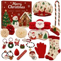 Generisch Calendario de Adviento de Navidad Cuenta Atrás Set de Regalo de 24 Días para Niñas