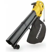 Powerplus Soplador eléctrico de hojas - POWER PLUS - POWEG4030 - 3300 W - Velocidad máxima del aire de 250 km/h