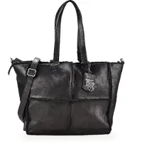 Burkely Bolso Lana Wendeshopper de piel, 44 cm negro