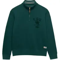 Superdry Sudadera Con Media Cremallera Tonal