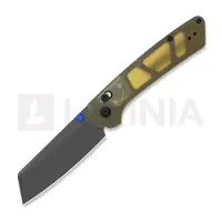 Kizer Cutlery Navaja Madrac CL AirTi M390, Yellow PEI, Matte DLC Ultra