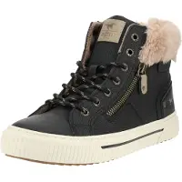 Mustang Botines con cordones 'Kalua' piel / negro