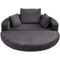 MODFU Sofá cama multifuncional plegable (173x176). Sofá cama con borde alto, sofá cama tipo chaise longue con diseño plegable, sofá modular con cojines, color