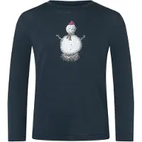 Super.natural - Kid's Snowman L/S - Camiseta de manga larga de merino size 152, azul