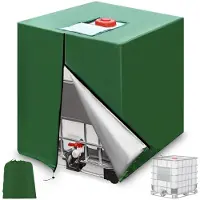 Selius Tapa para tanque IBC de 1000 litros, con cierre de cremallera y protección anti-UV