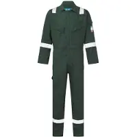 Portwest Mono ignífugo y antiestático, 350 gramos, talla L, color verde, marca