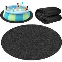 Markenlos Base antideslizante redonda para piscinas y jacuzzis exteriores, resistente y fácil de instalar, que prolonga la vida útil de estos