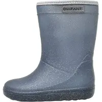En fant Botas de lluvia azul oscuro
