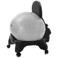 OEM Silla activa ergonómica con pelota inflable, color gris, modelo Plus