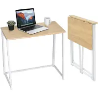 Dripio Escritorio plegable de roble, 80x41,5x74 cm