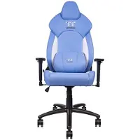 Thermaltake Silla de juego V Comfort, color azul y blanco