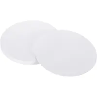OEM 36 círculos de papel kraft, de 19 x 19 cm, color blanco, para manualidades