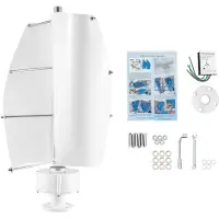 OEM Turbina eólica, potencia de salida de 100W, funcionamiento silencioso, color BLANCO