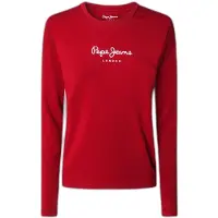 Pepe Jeans para mujer. PL505203 Camiseta New Virginia rojo (L), Casual, Algodón, Manga larga, outlet 2026.