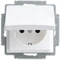 Busch-Jaeger BUSCH JAEGER. Enchufe SCHUKO, modelo 20 EUKR-914, color blanco alpino