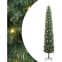 vidaXL Árbol de Navidad artificial, color verde, 300 cm
