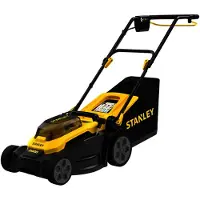 Stanley Cortacésped eléctrico de 18V, sistema V20, con un ancho de corte de 37 cm. No incluye batería