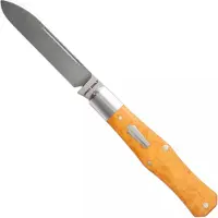 Jack Wolf Knives Jack Wolf Coffin COFF-01-R-M-V, Satin Sandvik 14C28N, Maple Valley Richlite, navaja