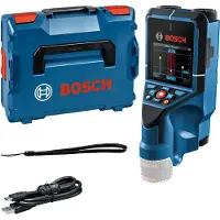 Bosch Localizador de objetos ocultos y escáner de paredes D-tect 200 C, incluido en un maletín L-BOXX