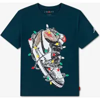 Jordan Camiseta 'HOLIDAY AJ1' azul cian / rojo / negro / blanco