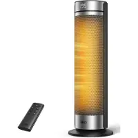 OEM Calefactor ventilador de 2000 W, silencioso, con mando a distancia, temporizador y oscilación