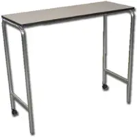 OEM Mesa de servicio, color blanco, 110 x 42 x 93 cm, con amplio espacio de almacenamiento