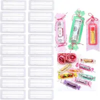 OEM Juego de 20 cúpulas transparentes para batir, de 9,4 x 3,8 cm, autoadhesivas