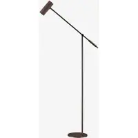 Globen Lighting Lámpara de pie «Hubble READ», color bronce, metal