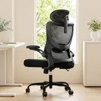 OEM Silla de oficina ergonómica, ajustable, de color negro