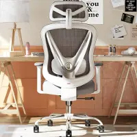 OEM Silla de oficina ergonómica con soporte lumbar 3D, color blanco