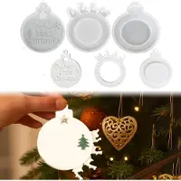 Zaltino Moldes de silicona para Navidad, juego de 3 piezas, para calendarios de adviento, forma redonda