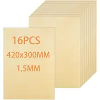 OEM Paneles multicapa, 16 unidades, 1,5 mm de grosor, 420 x 300 mm, sin tratar