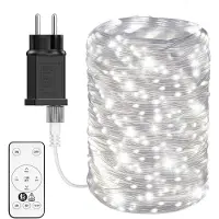 OEM Guirnalda de luces de 50 metros, color blanco frío, con 500 LEDs, 24V, 6W