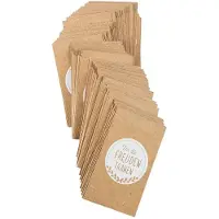 OEM Bolsas de papel kraft, 10,6 x 6,3 cm, 200 g/m², color blanco, 100 unidades